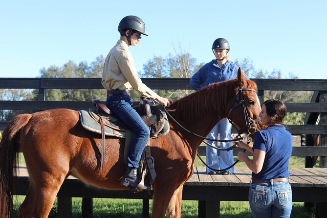 1 Hour Guided Horseback Trail Ride Rock Springs Run State Reserve - The lost town of Ethel