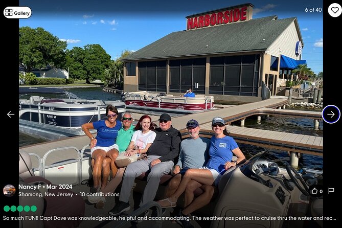 1 Hour Scenic Pontoon Day Cruise - Looking for alligators on Lake Eloise