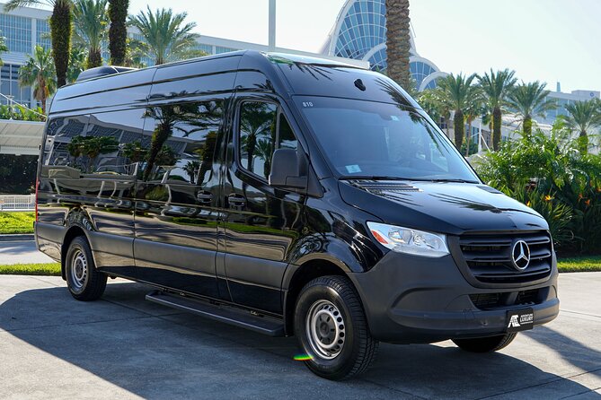 14 Pax Van Port Transfer TO or FROM Orlando International Airport - Inside the 14-passenger van