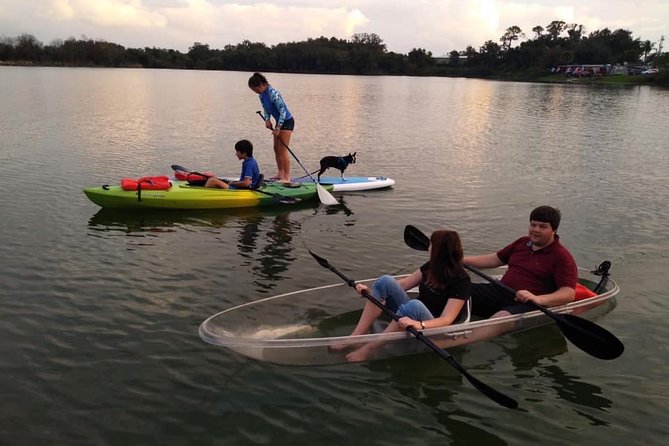 2-Hour Clear Kayak and Paddleboard(SUP) Rental in Orlando - Family and dog-friendly details