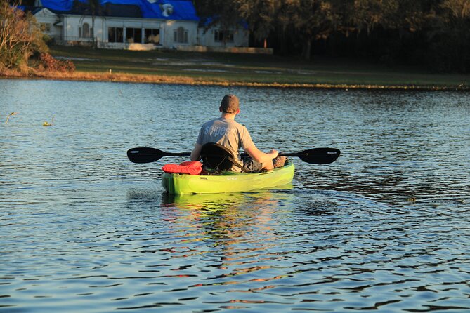 90-Minute Sunset paddle at Secret Lake Guided Kayak Tour in Casselberry - The 90-minute route across Lake Triplet