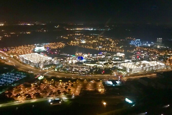 After-hours 23 Miles Private Helicopter Tour Orlando Theme Parks - After-hours light is the key booking decision