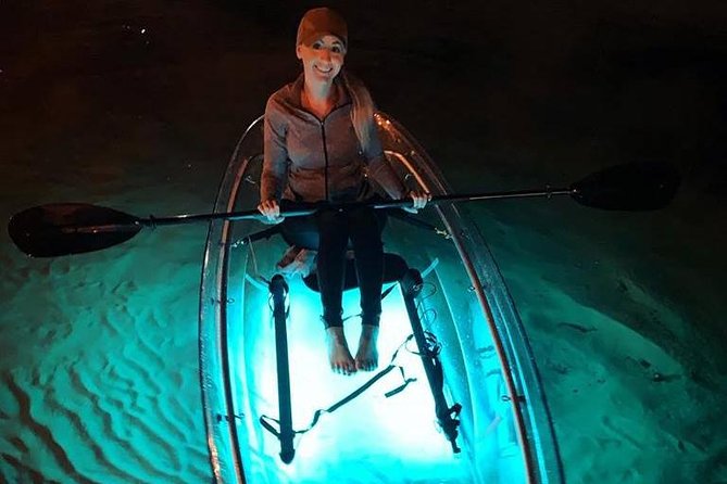 Clear Kayak Glow in the Dark Tour Through Winter Park - A simple lesson for first-time paddlers