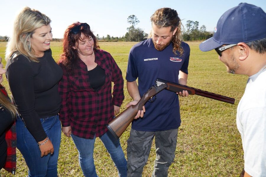 Clermont: Clay Shooting Experience - The shotgun and equipment you use