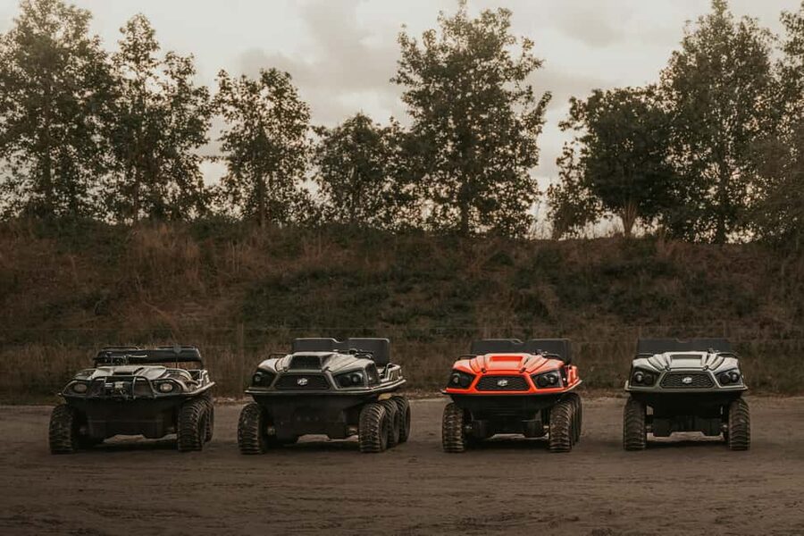 Clermont: Revolution Off Road Mucky Duck ATV Experience - Driving the eight-wheel vehicle