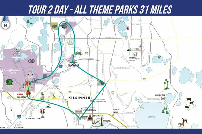 Day Flight 48 Miles Helicopter Tour over Theme Parks & Downtown - Why seeing Orlando by helicopter works