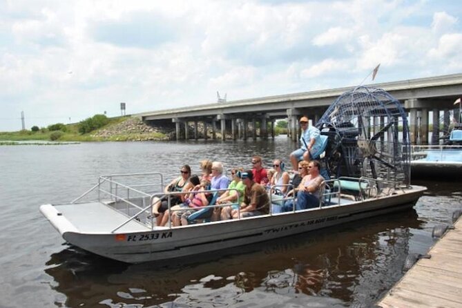 Kennedy Space Center with Airboat Ride Swamp Boat - The NASA bus tour and Saturn V Center
