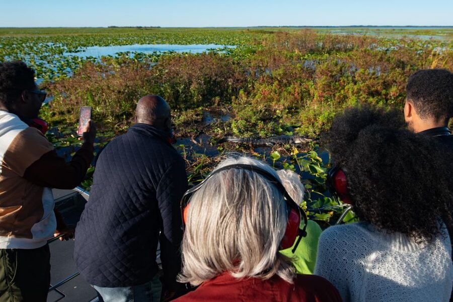 Kissimmee: Boggy Creek Airboat Ride with Optional Meal - The Native American Village and Jororo history