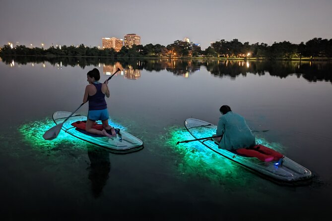 LED Glow in the Dark Clear Kayak or Paddleboard in Paradise - Photos, phones, and what to bring