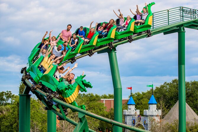 LEGOLAND Florida Theme Park Admission Tickets - Coastersaurus, Technic Test Track, and family-sized thrills