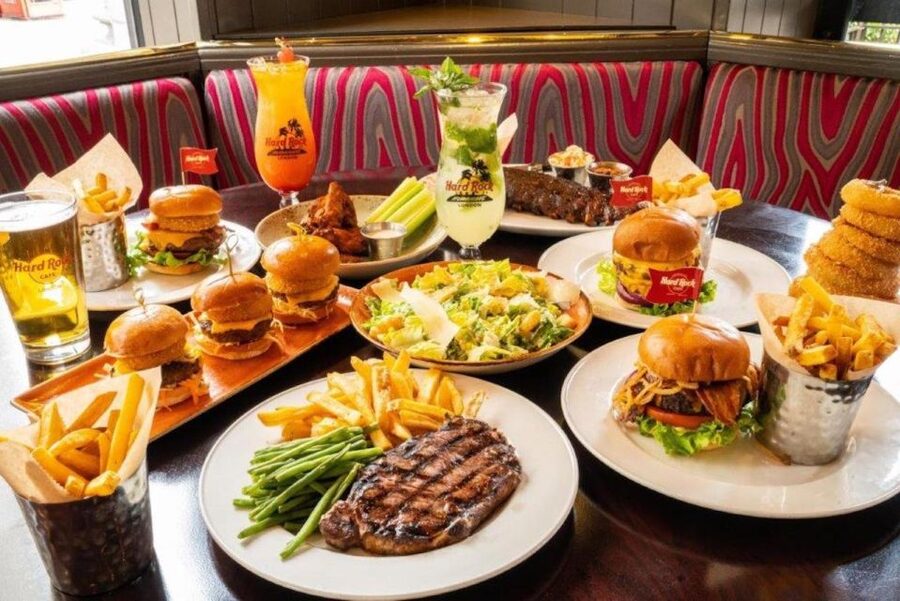 Meal at Hard Rock Cafe Orlando at Universal CityWalk - Choosing between the Acoustic Rock and Electric Rock menus