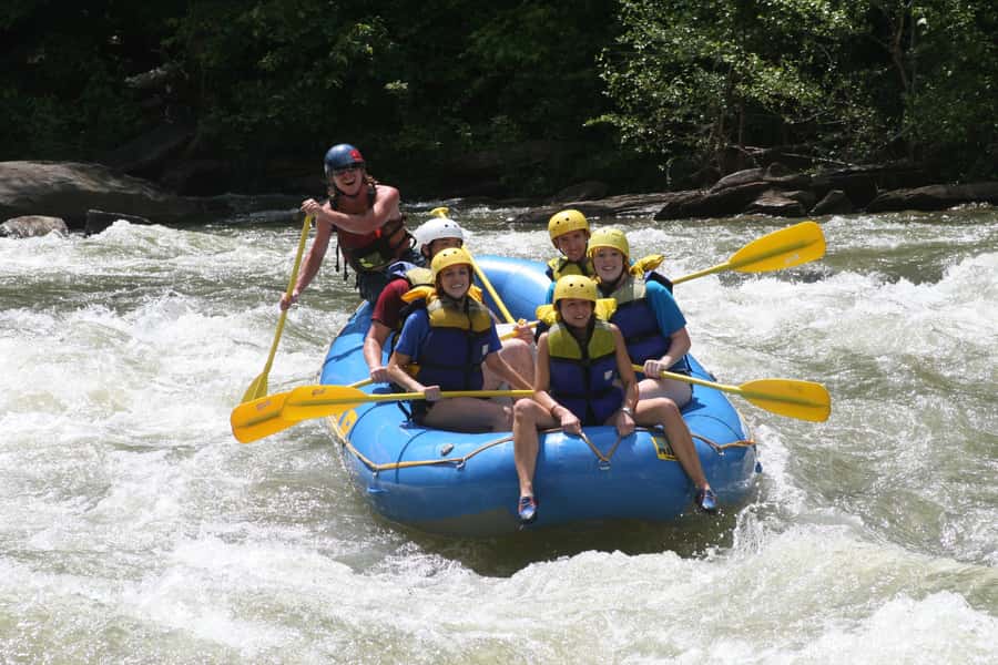 Middle Ocoee Whitewater Rafting - Top Rated - Check-in on the big red porch