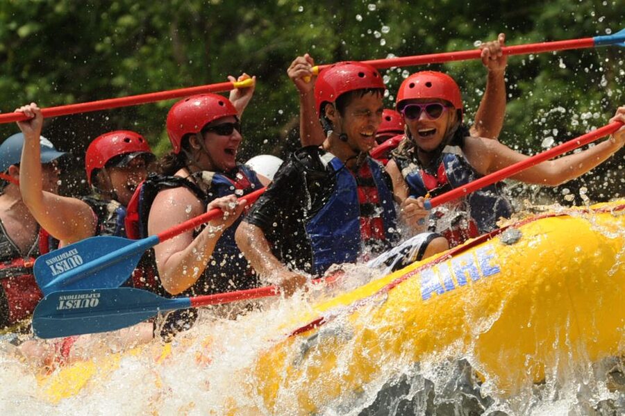 Middle Ocoee Whitewater Rafting Trip- Top Choice - The Return Shuttle, Photos, and Outpost Time
