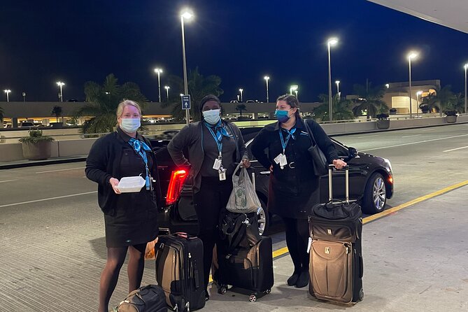 Orlando Airport MCO to Port Canaveral Luxury Sedan - Wi-Fi, luggage, and comfort inside the car