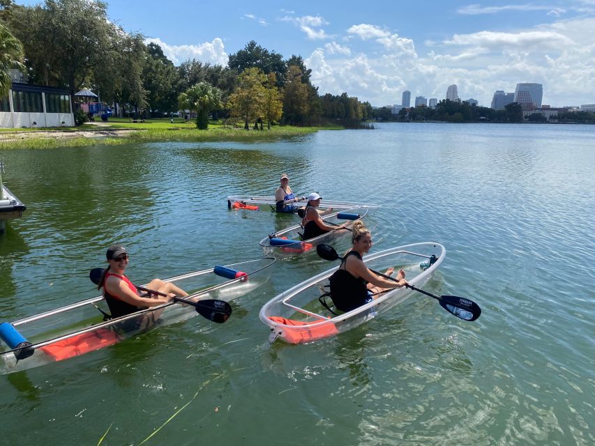 Orlando: Clear Kayak and Paddleboard 2-Hour Rental - The first lake and Orlando’s skyline