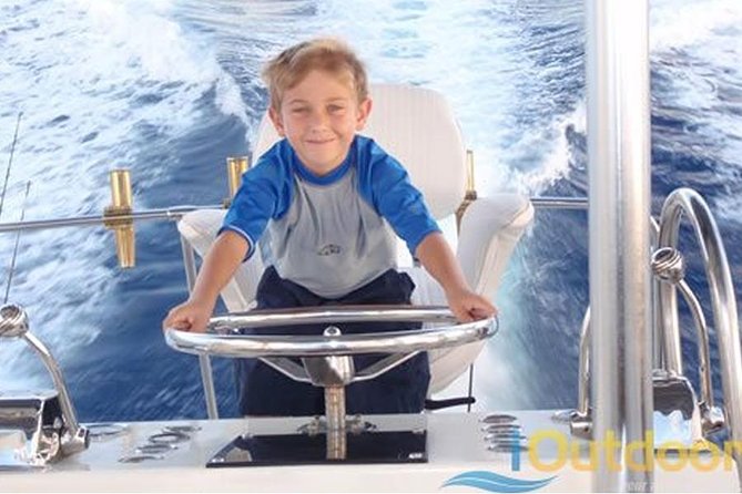 Orlando Deep Sea Fishing Charter - Leaving Port Canaveral with cruise ships and NASA views