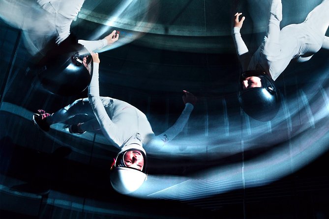 Orlando Indoor Skydiving Experience with 2 Flights & Personalized Certificate - Suits, shoes, and getting ready to fly
