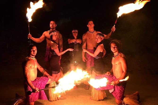 Orlando Polynesian Fire Luau and Dinner Show Experience - Beginning with a lei greeting and buffet dinner