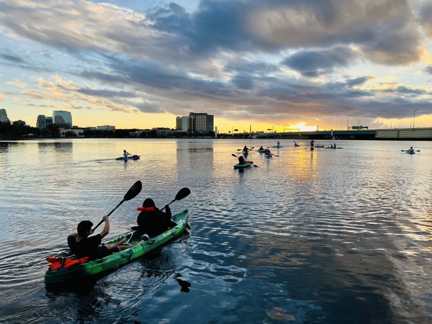 Orlando: Sunset Clear Kayak or Paddleboard in Paradise Tour - The two-hour paddle at sunset