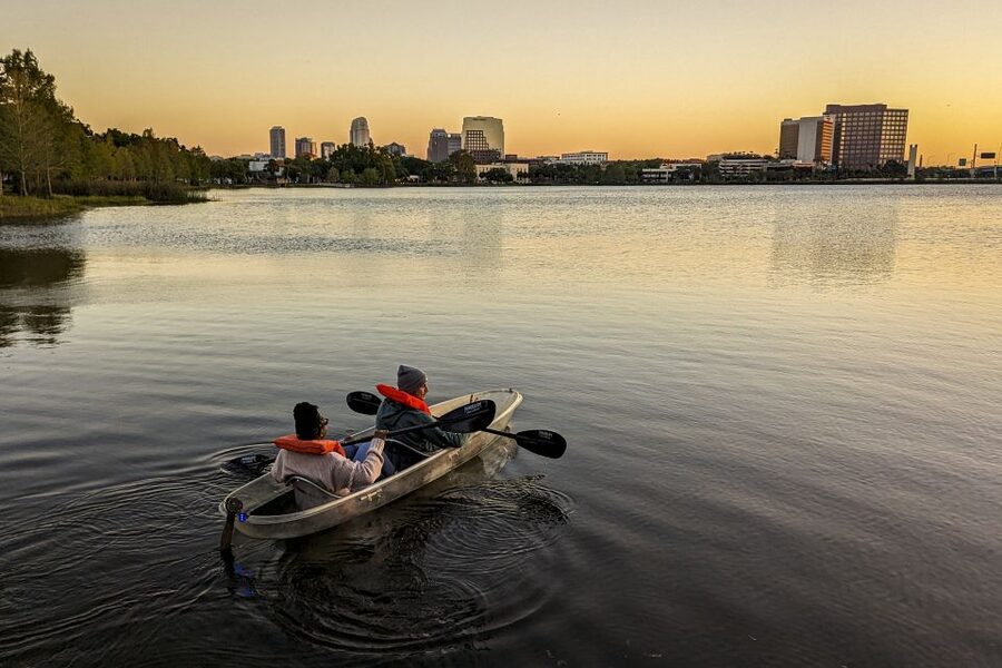 Orlando: Sunset Clear Kayak or Paddleboard in Paradise Tour - Finding the boat ramp beside Russell’s