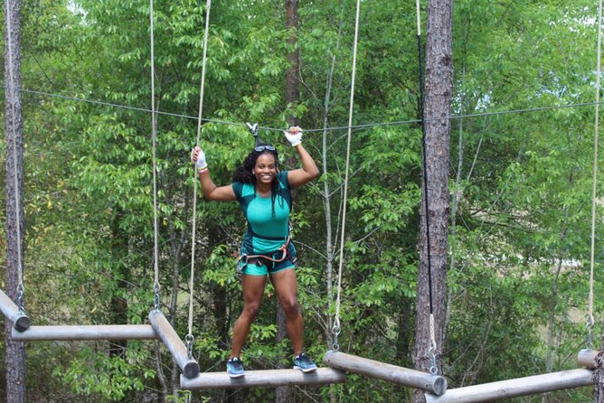 Orlando Tree Trek Adventure Park - The first courses: learning the rhythm