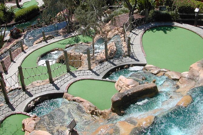 Pirate's Cove Adventure Golf Entry Ticket in Orlando - Pirate scenery before the first putt