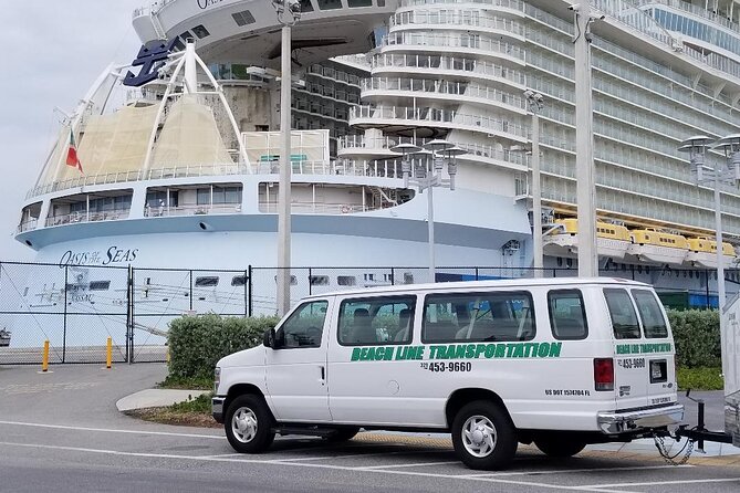 Port Canaveral/Cape Canaveral/Cocoa Beach to MCO airport/hotel (One Way Private) - Meeting your driver after a cruise