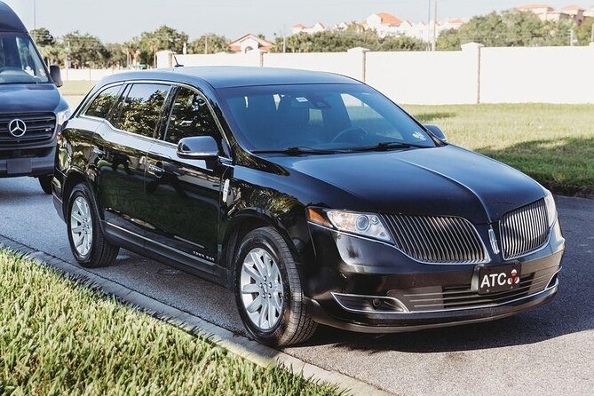 Port Canaveral to Orlando Airport MCO Luxury Sedan - An hourly schedule from 8 AM to noon