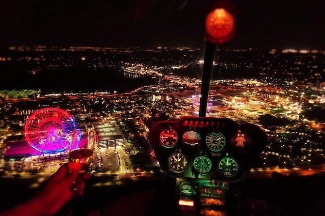 Private Helicopter After-hours 48 Miles Tour Theme Parks&Downtown - The 20-minute route: a quick look at Orlando’s lights