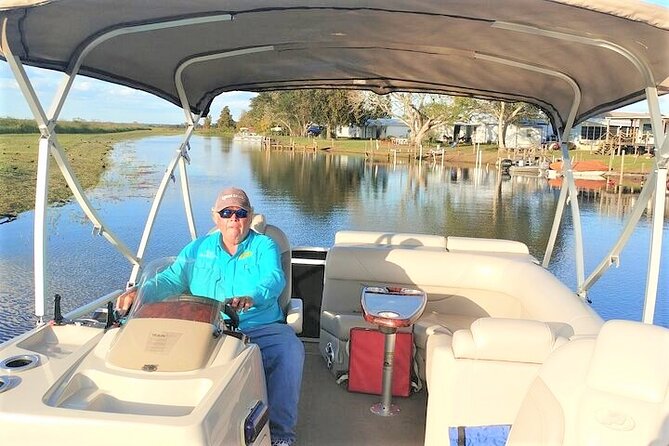 Private Pontoon Fishing Charter on Lake Tohopekaliga in FL - Fishing Lake Toho from a private pontoon