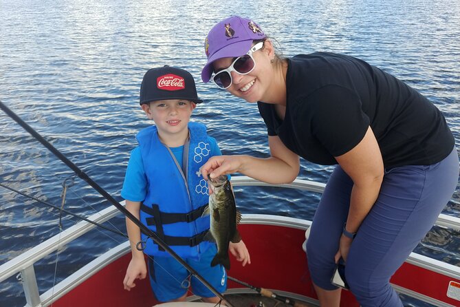 Private Pontoon Fishing Charter on Lake Tohopekaliga in FL - Kissimmee Lakefront Park and the first stretch of water