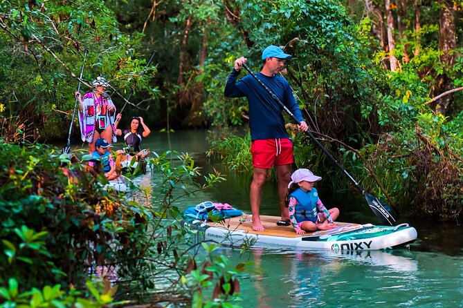 Rainbow Springs Paddle Board Tour - Getting comfortable on the paddle board