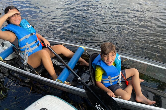 Silver Springs Clear Kayak Manatee, Monkey & Wildlife Adventures - Choosing a clear kayak, tandem, or paddleboard
