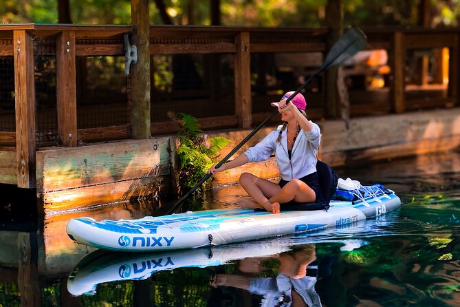 Silver Springs Manatee & Monkeys Paddle Board Tour - Paddling first to the electric-blue headspring