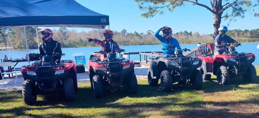Single-seat ATV Adventure - 1 Hour - Mud, Dust, and Florida Weather
