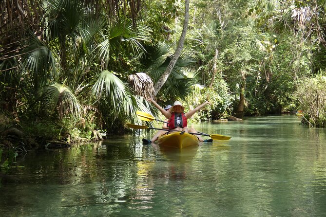 Small Group Rock Springs Run Eco Kayak Adventure - Paddling upstream through old Florida