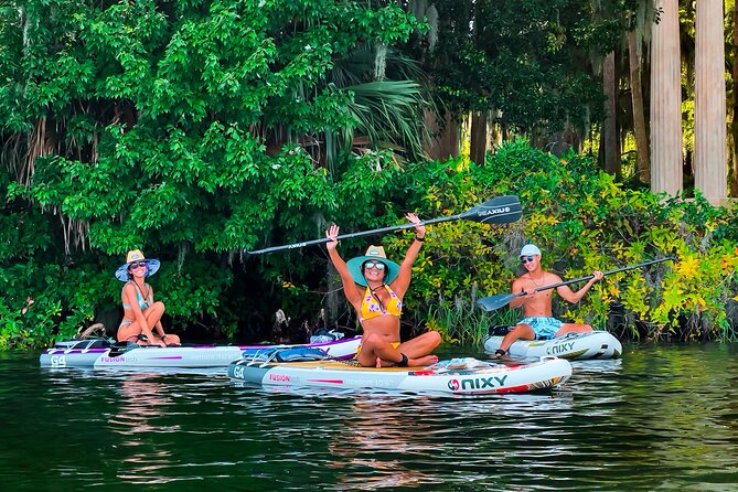 Winter Park Paddle Board Tour - Getting comfortable on the board